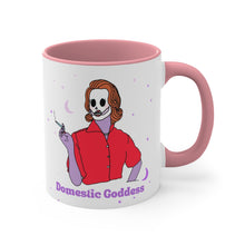 Load image into Gallery viewer, Domestic Goddess Vintage Skull Coffee Mug, 11oz