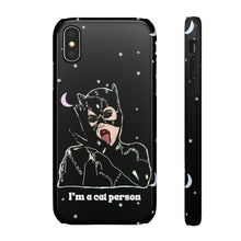 Load image into Gallery viewer, "I'm a Cat Person" Phone Snap Case