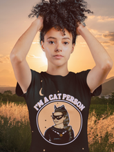Load image into Gallery viewer, “I'm a Cat Person” Eartha Kitt Unisex T-shirt