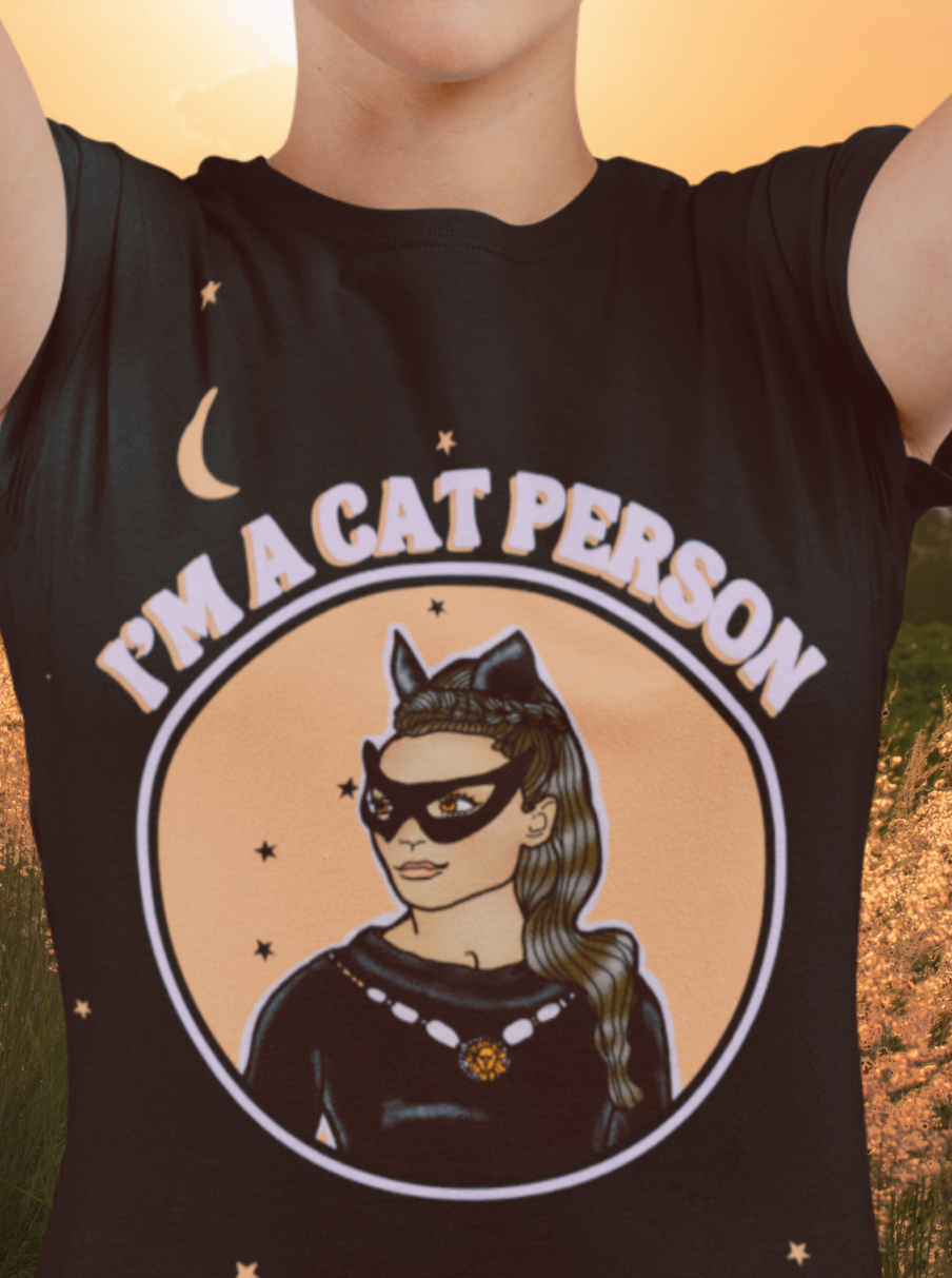 “I'm a Cat Person” Eartha Kitt Unisex T-shirt