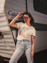 Load image into Gallery viewer, Sagittarius Goddess Vintage Style Unisex Tee (cream)