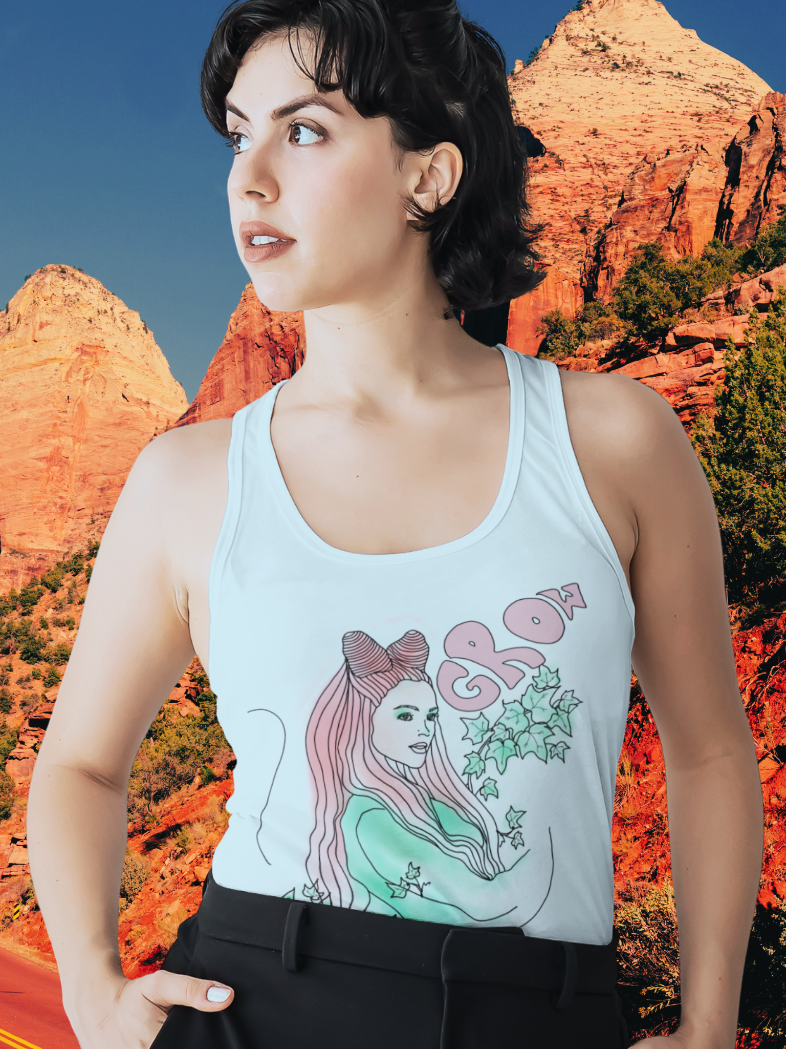 Poison Ivy "Grow" Racerback Tank