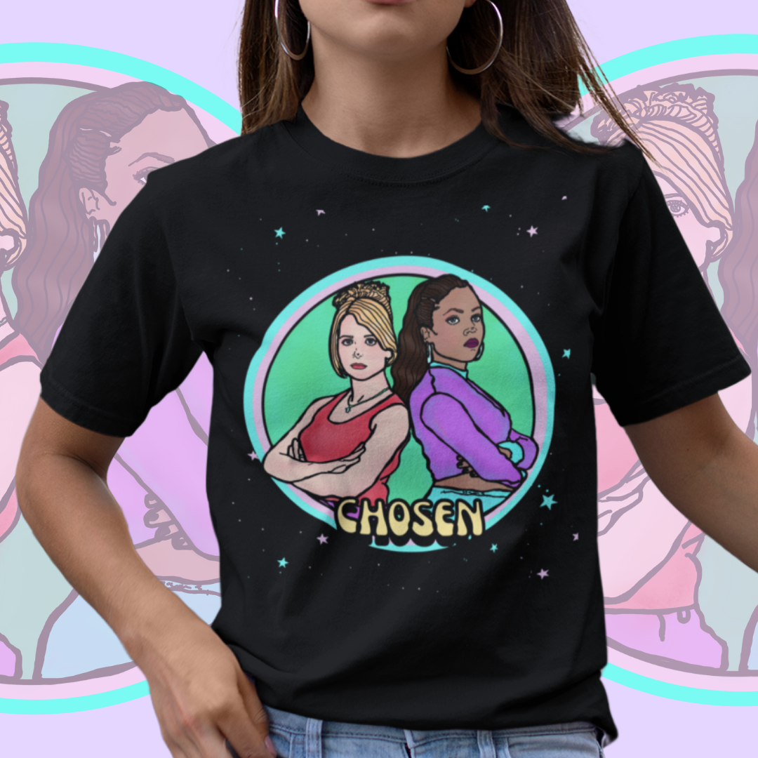 "Chosen" Buffy & Kendra  Super Soft Unisex Tshirt