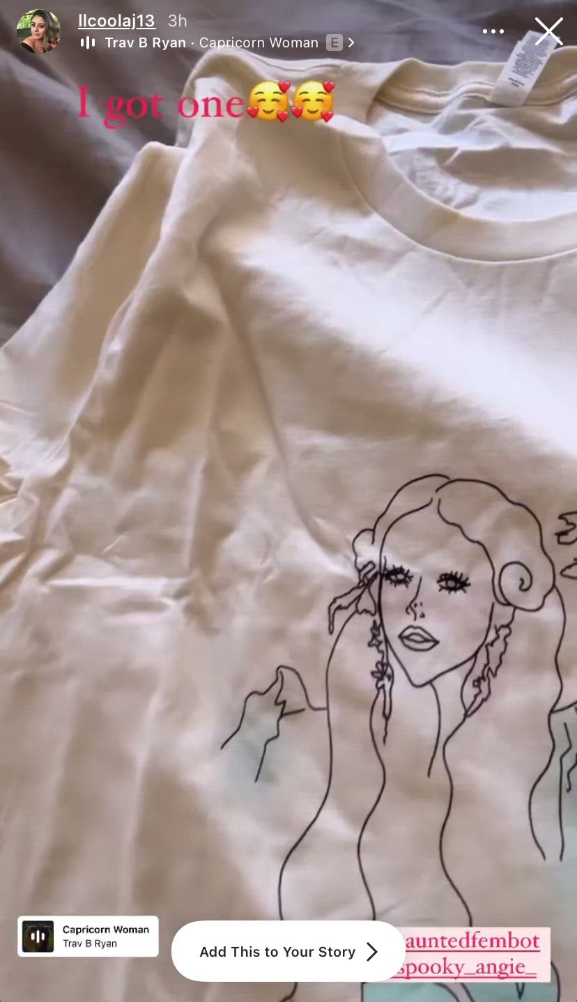 Capricorn  "Protector" Vintage Style Unisex Tee (cream)