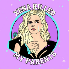 Load image into Gallery viewer, Callisto "Xena Killed My Parents" Super Soft Unisex Tshirt