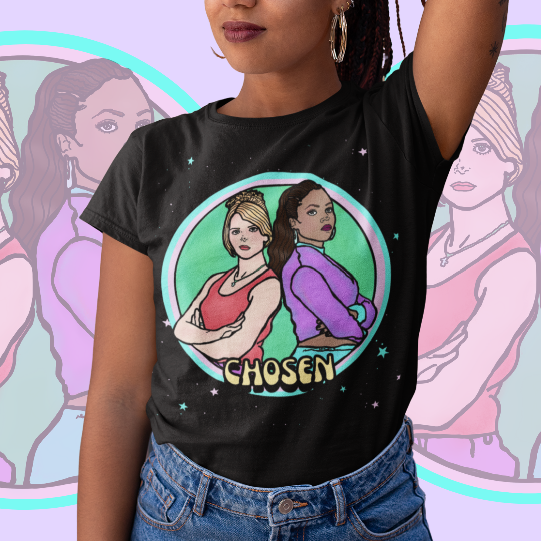 "Chosen" Buffy & Kendra  Super Soft Unisex Tshirt