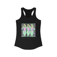 Load image into Gallery viewer, Anxiety is a Workout Racerback Tank