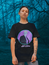 Load image into Gallery viewer, "Spare a Man; Ride a Vampire" Spike Super Soft T-shirt