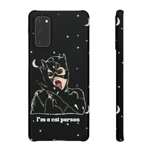Load image into Gallery viewer, "I'm a Cat Person" Phone Snap Case