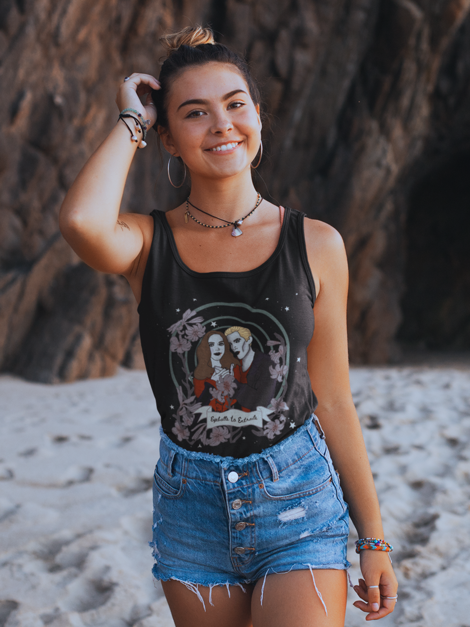 Spike & Drusilla "Eyeballs to Entrails" Racerback Tank