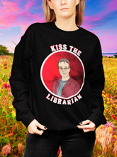 Load image into Gallery viewer, Kiss The Librarian Giles Heavy Comfy Sweatshirt