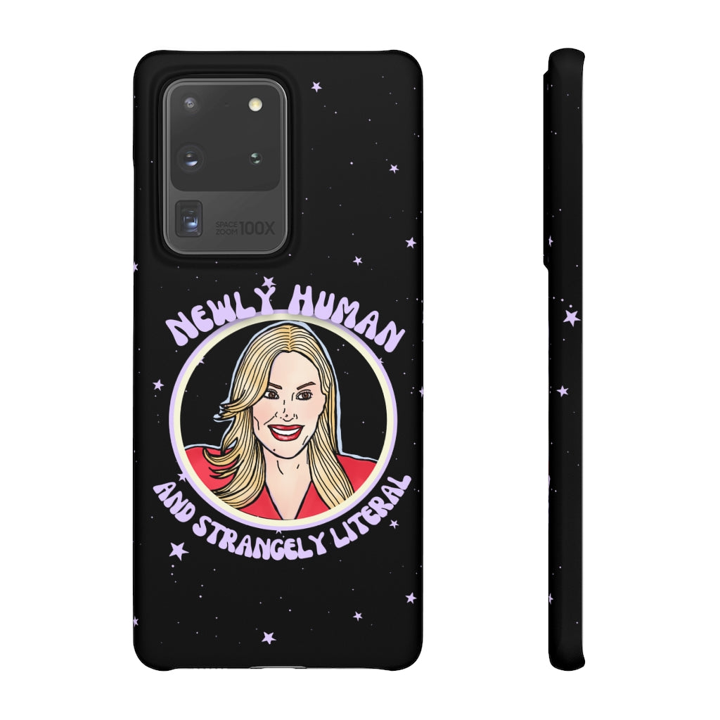 "Newly Human and Strangely Literal" Phone Snap Case