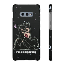 Load image into Gallery viewer, "I'm a Cat Person" Phone Snap Case