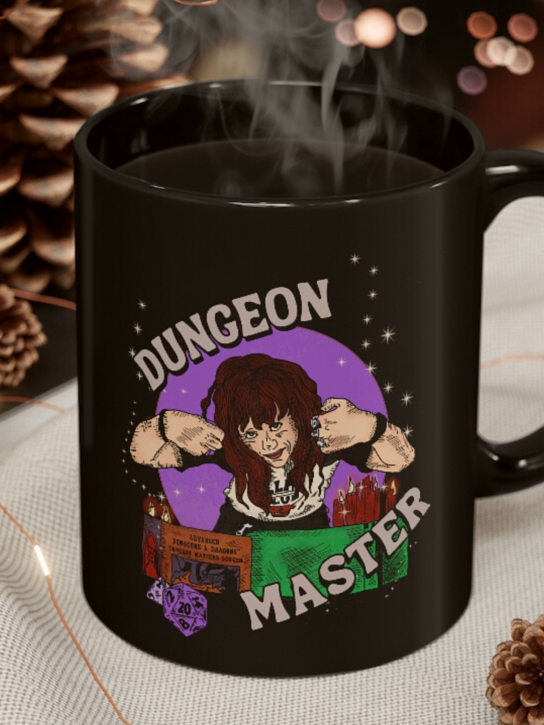 Dungeon Master Black Mug