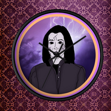Load image into Gallery viewer, Dark Willow Wall Clock