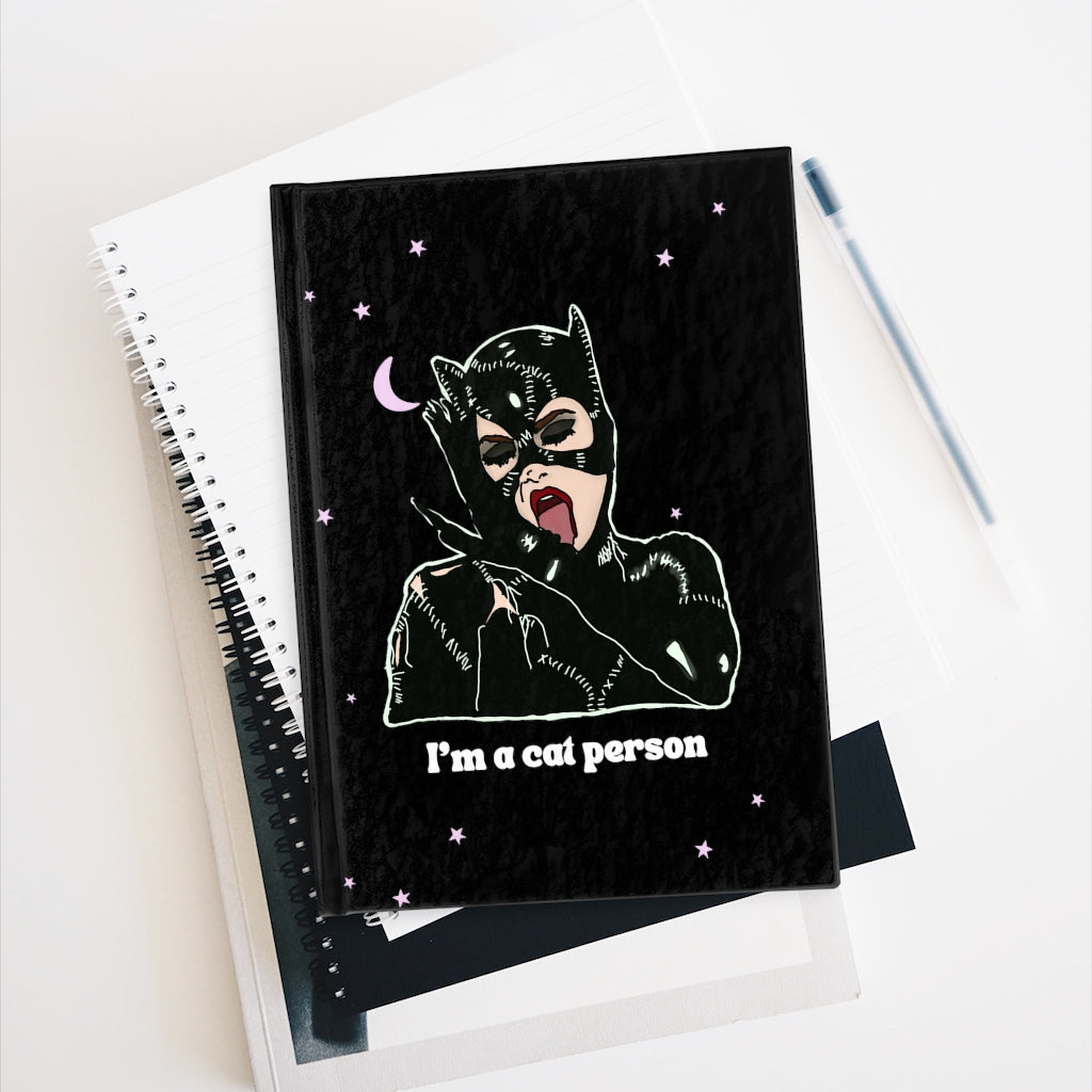 "I'm a Cat Person" Hardcover Lined Journal