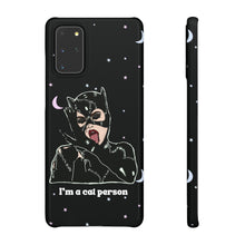 Load image into Gallery viewer, "I'm a Cat Person" Phone Snap Case