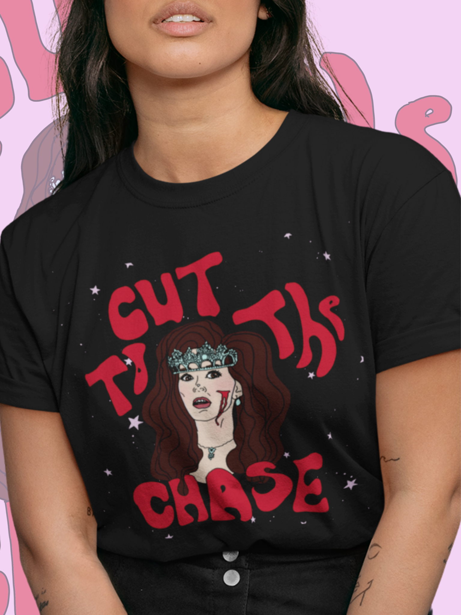 "Cut to the Chase" Cordelia Super Soft Tshirt