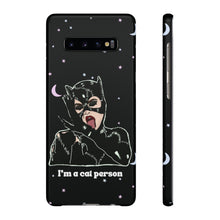 Load image into Gallery viewer, "I'm a Cat Person" Phone Snap Case