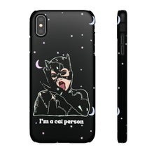 Load image into Gallery viewer, "I'm a Cat Person" Phone Snap Case