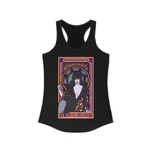 Load image into Gallery viewer, Elvira Mistress of the Dark Art Nouveau Racerback Tank