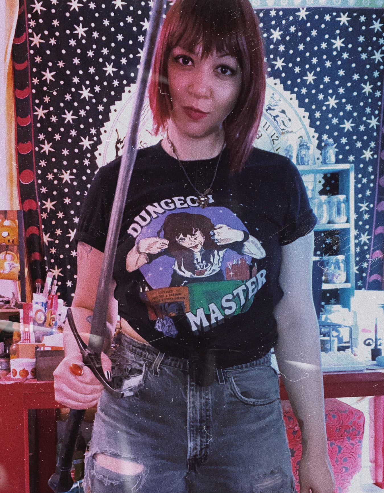 "Dungeon Master"  Vintage Style Unisex Tee