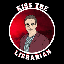 Load image into Gallery viewer, “Kiss The Librarian” Giles Unisex T-shirt