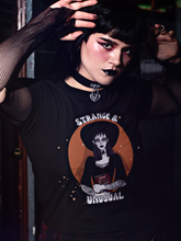 Load image into Gallery viewer, “Strange and Unusual” Lydia Deetz Vintage Style Tee