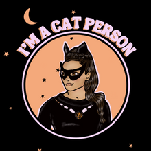 Load image into Gallery viewer, “I'm a Cat Person” Eartha Kitt Unisex T-shirt