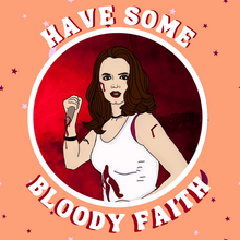 Load image into Gallery viewer, &quot;Have Some Bloody Faith&quot;  Racerback Tank
