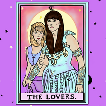 Load image into Gallery viewer, Xena and Gabrielle "The Lovers" Racerback Tank