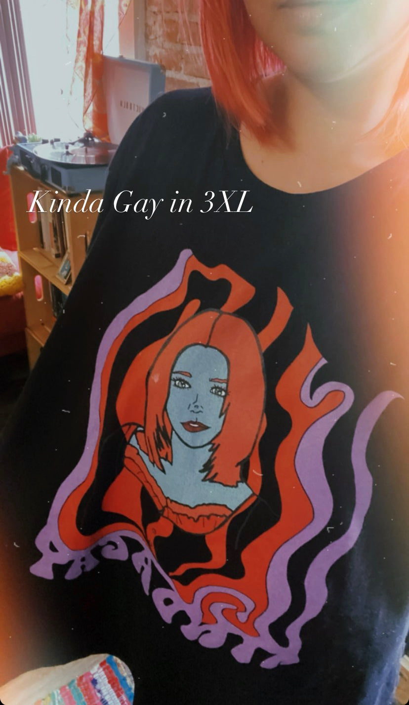 "Kinda Gay" Vamp Willow Vintage Style Unisex Tee