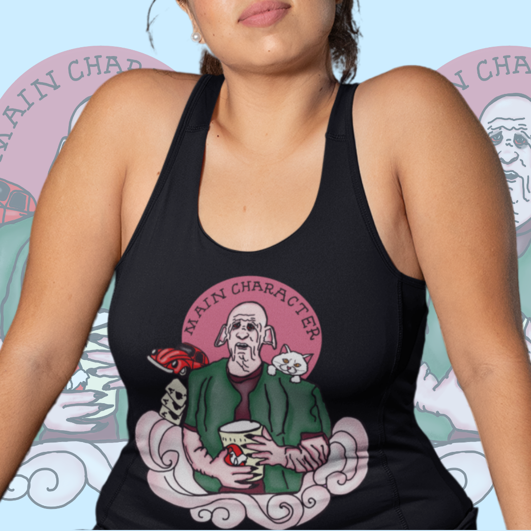 Clem Main Character Racerback Tank