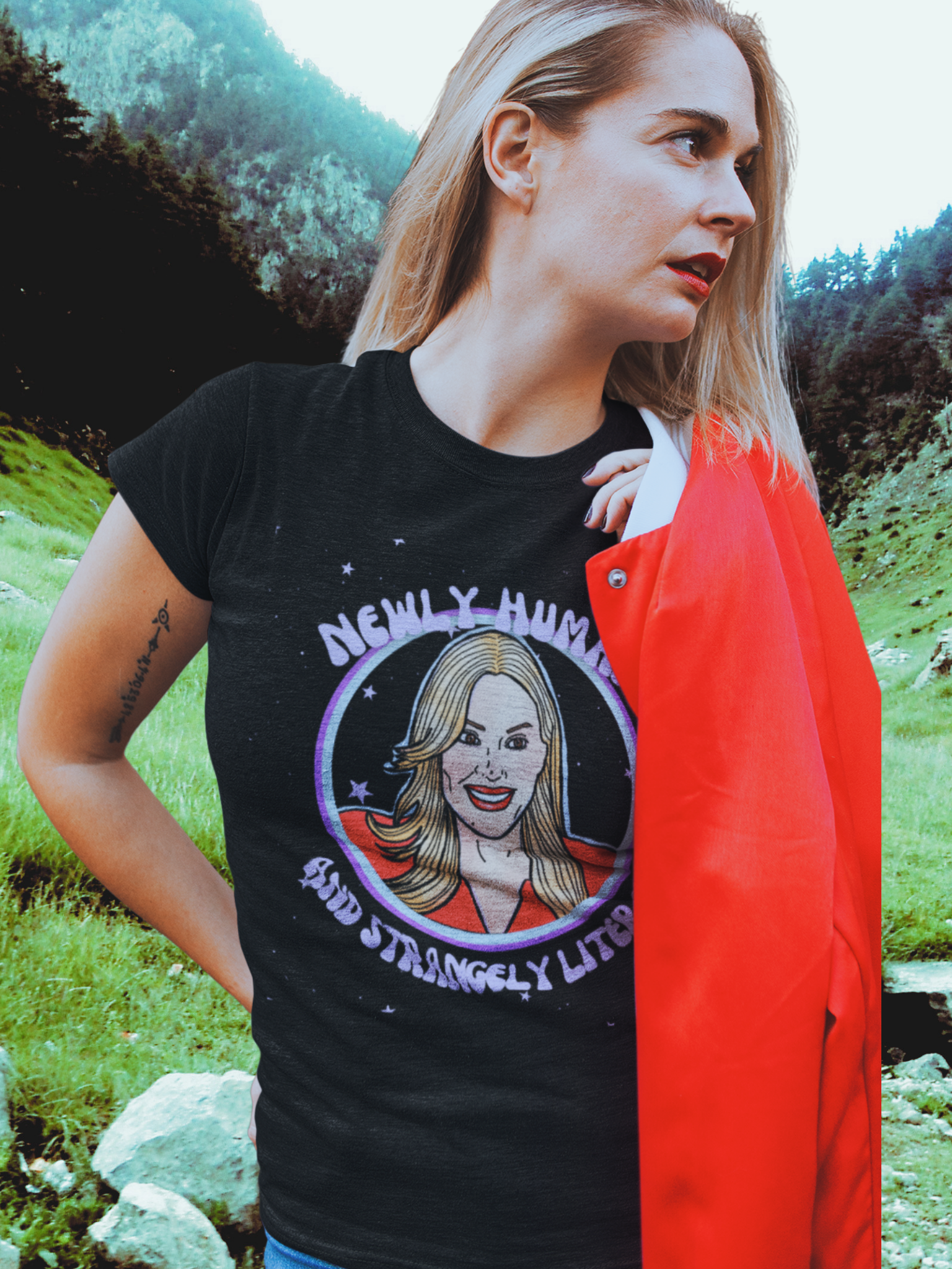 "Newly Human and Strangely Literal" Anya Super Soft Unisex Tshirt