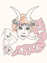 Load image into Gallery viewer, Taurus "Strength" Vintage Style Unisex Tee (cream)
