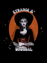 Load image into Gallery viewer, “Strange and Unusual” Lydia Deetz Vintage Style Tee
