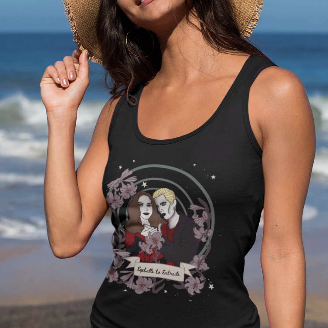 Spike & Drusilla "Eyeballs to Entrails" Racerback Tank