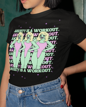 Load image into Gallery viewer, Anxiety is a Workout Unisex Graphic Tee