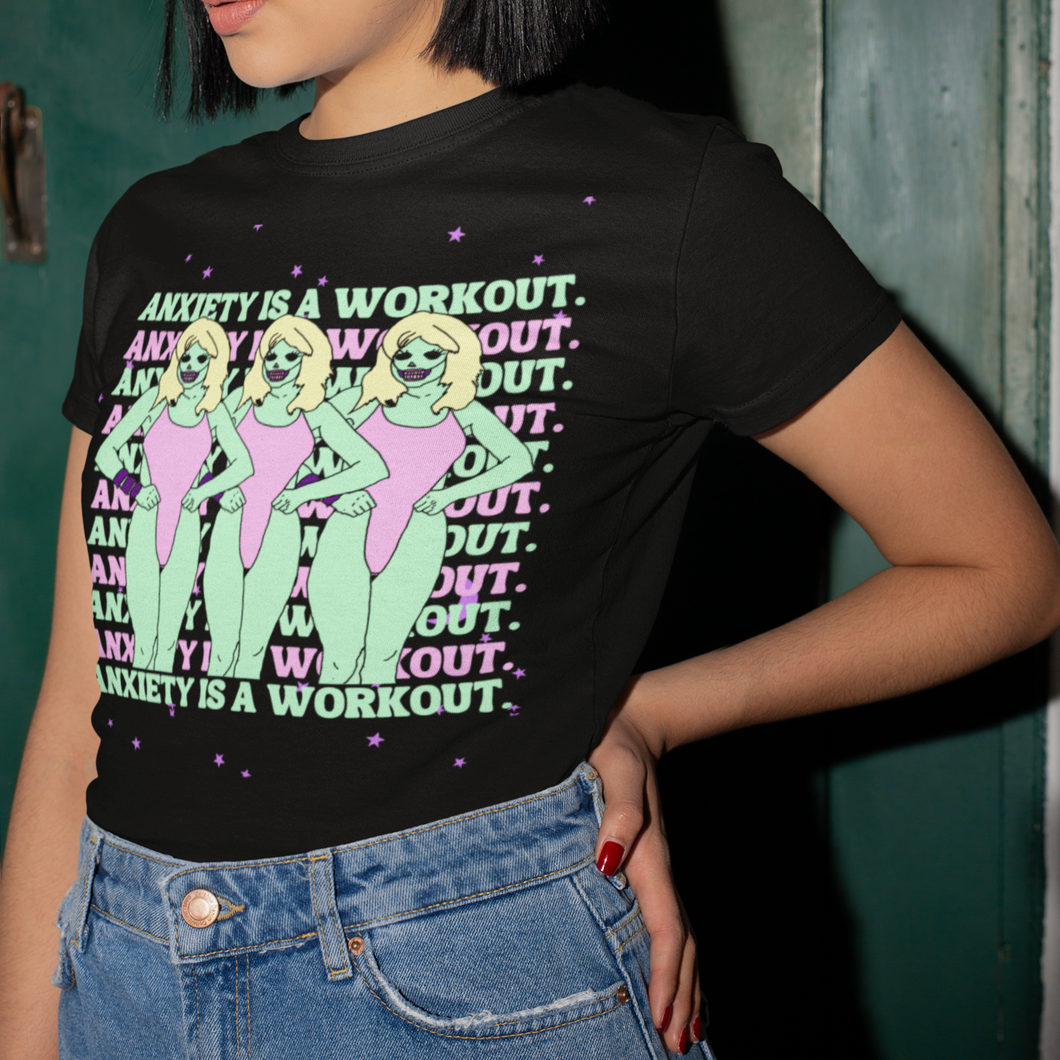 Anxiety is a Workout Super Soft T-Shirt