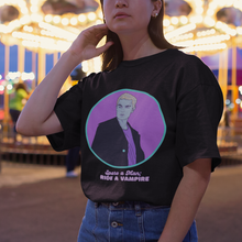 Load image into Gallery viewer, "Spare a Man; Ride a Vampire" Spike Super Soft T-shirt