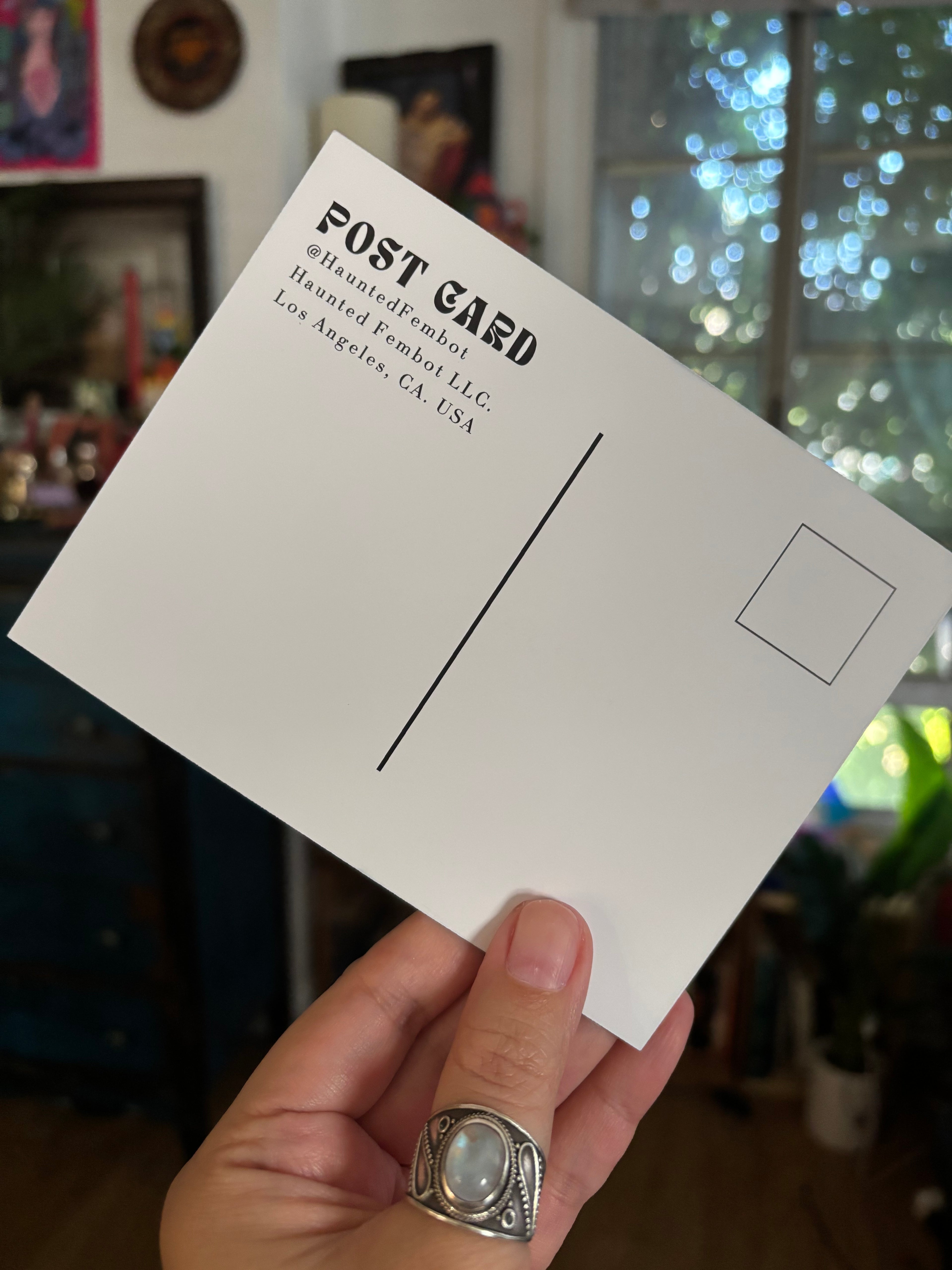Yoko Ono "Each time we don't say what we want to say.." Postcard (Pre-Sale)