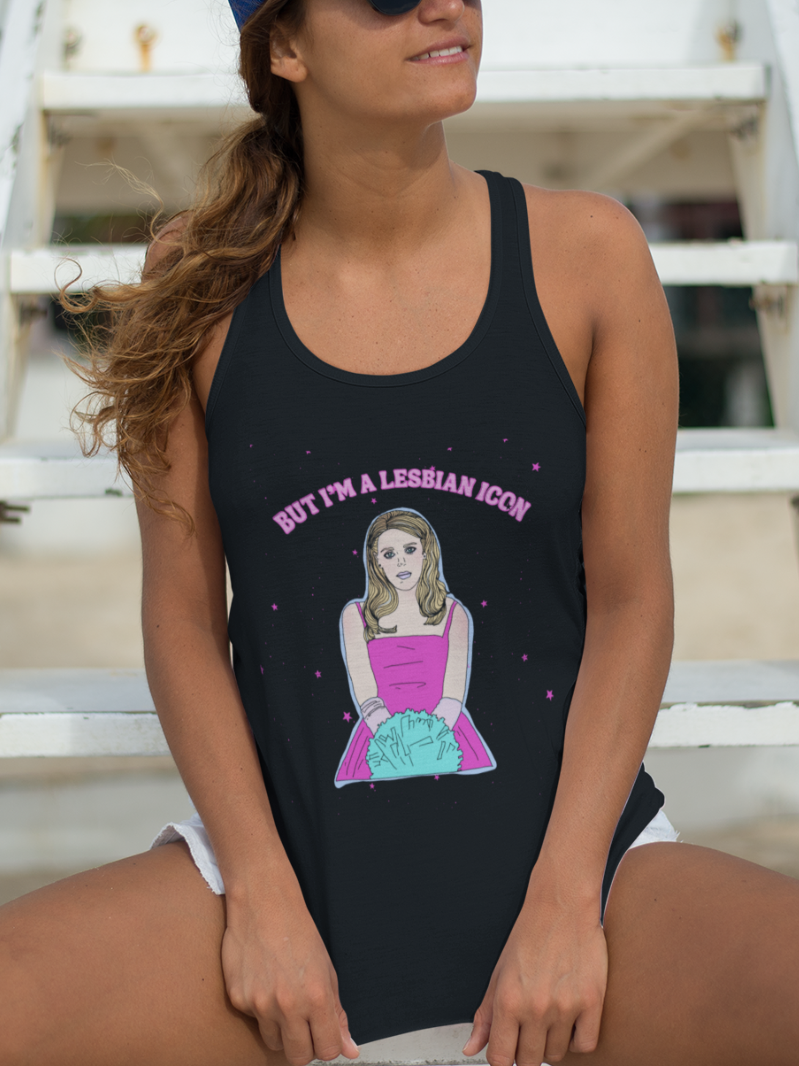 "But I'm a Lesbian Icon" Racerback Tank
