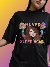 Load image into Gallery viewer, Never Sleep Again Unisex Graphic Tee
