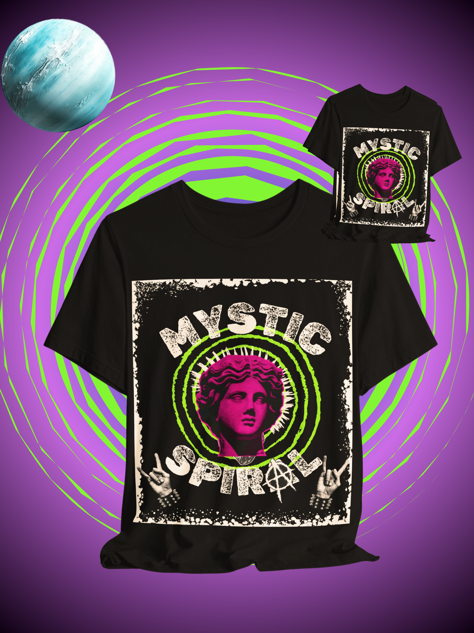 Mystic Spiral Unisex Tshirt