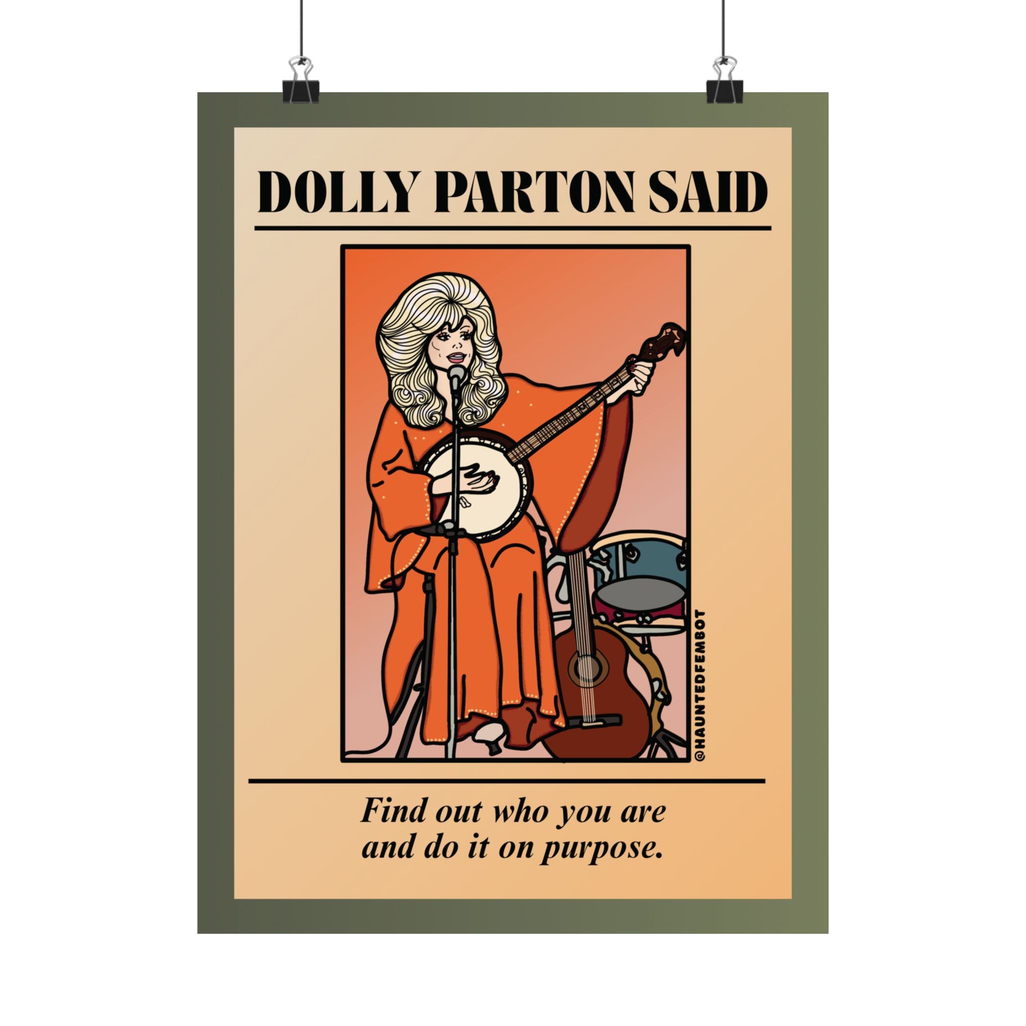 Dolly Parton Poster  (12"x16")