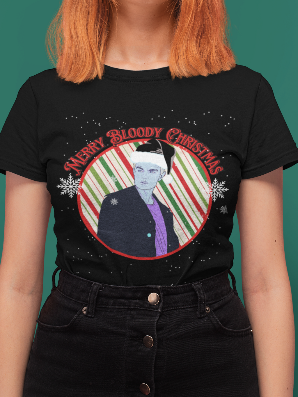 Spike "Merry Bloody Christmas" Unisex Tee
