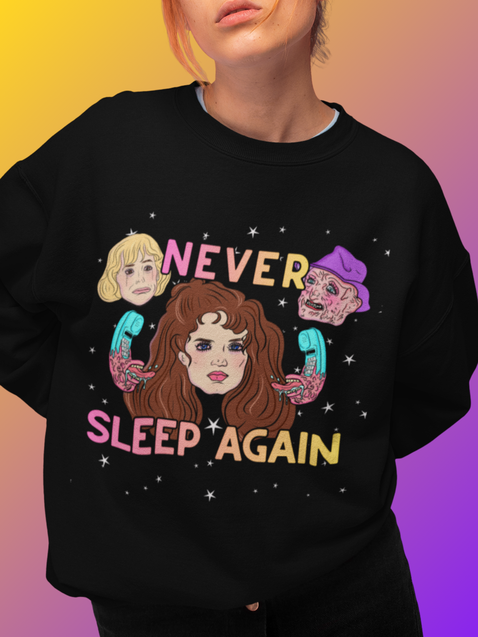 Never Sleep Again Comfy Sweatshirt
