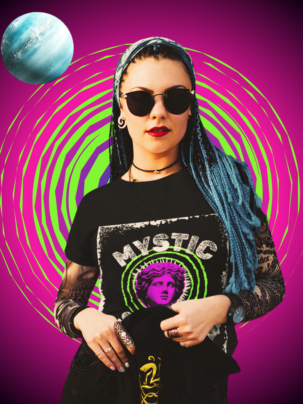 Mystic Spiral Unisex Tshirt
