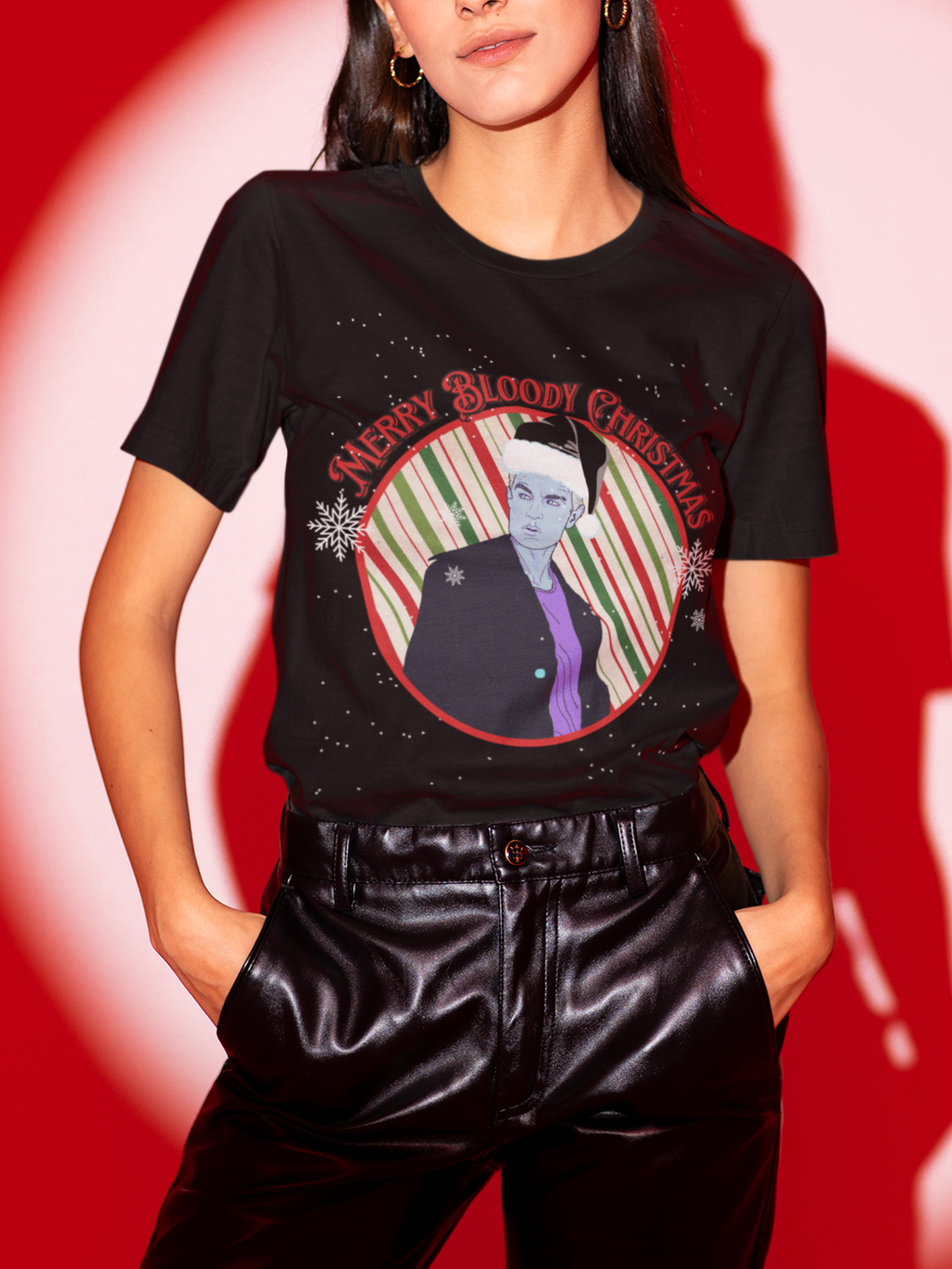 Spike "Merry Bloody Christmas" Unisex Tee