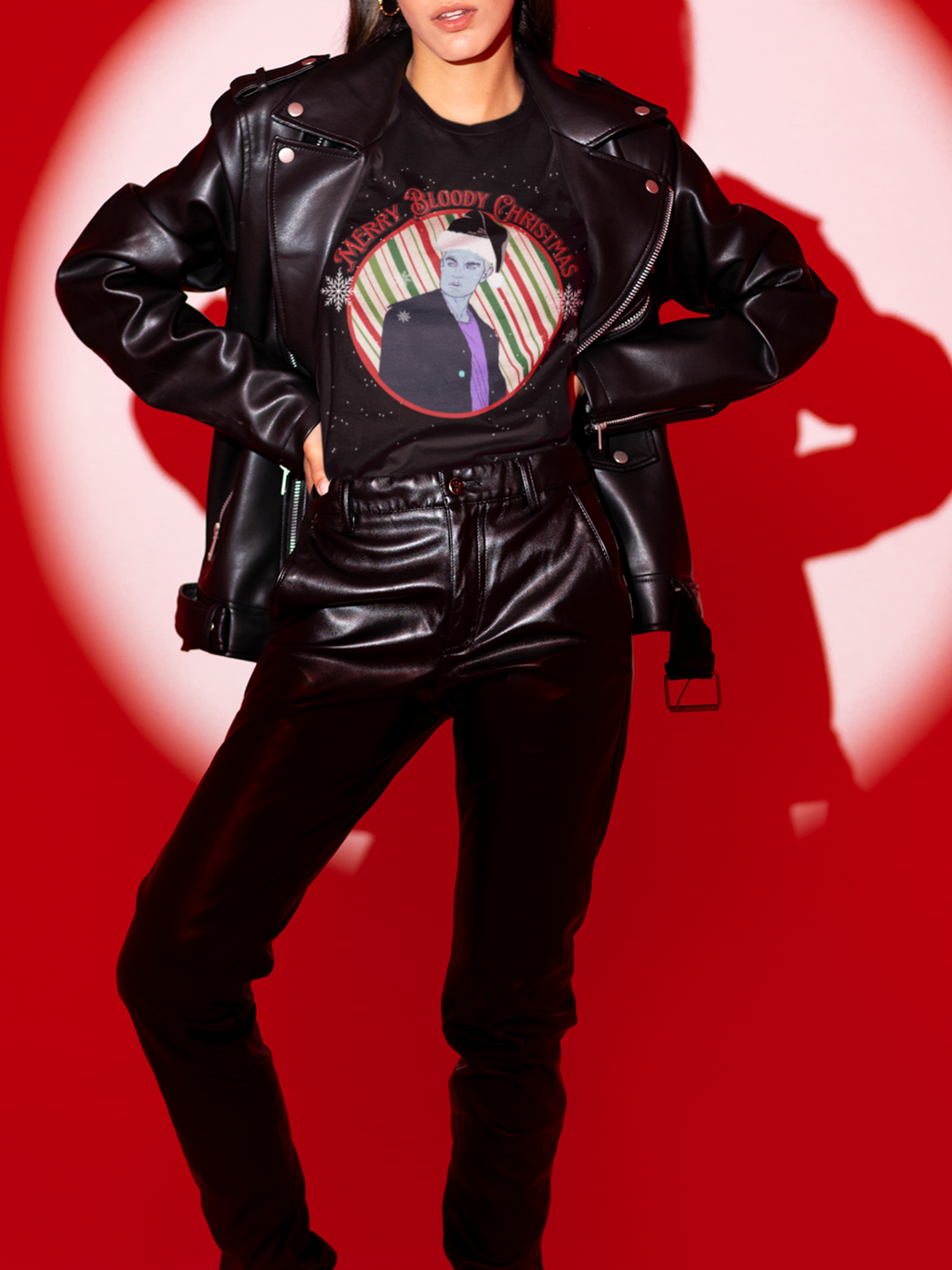 Spike "Merry Bloody Christmas" Unisex Tee